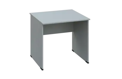 EPL 18 - 8 stůl kancelářský, dřevěná podnož, deska 18 mm, široký 800 mm, šedá